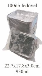   Alumnium elviteles dobozok fedvel egytt 100db/csomag