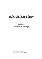   Egszsggyi knyv 14 v alatti gyermekeknek 123x170 mm